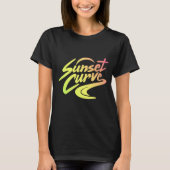Gradiënt Zonnekcurve T-shirt (Voorkant)