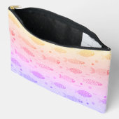 Gradiënt Zonsondergang Vis Patroon Modern Etui (Open)