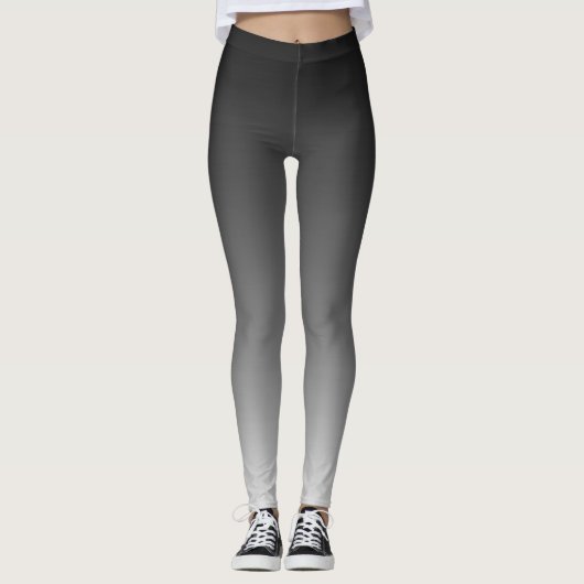 Gradiënt zwart leggings (Voorkant)