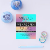 Gradiëntblauw paarse en zwarte Flyer (Enkel)