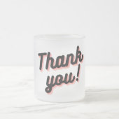 Gradiëntdankbaarheidbeker Matglas Koffiemok (Center)