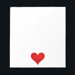 Gradiënten RED LOVE HEART   jouw tekst & ideeën Notitieblok<br><div class="desc">hart samengesteld uit EDDA Fröhlich / EDDArt | Gelukkig gevoel voor cadeautjes in de liefde | voor meer producten en Design kunt u contact met mij opnemen: contact@eddart.de of kunt u hier kijken: www.zazzle.com/prettypatternarts* en hier: www.zazzle.com/eddartshop* en hier: www.zazzle.de/eddartiful*</div>