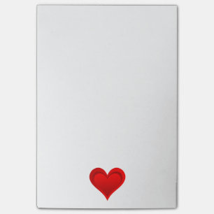 Gradiënten RED LOVE HEART + jouw tekst & ideeën Post-it® Notes