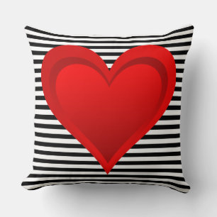 Gradiënten RED LOVE HEART + uw ruggen. en ideeën Kussen