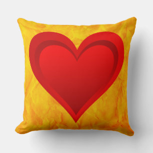 Gradiënten RED LOVE HEART + uw ruggen. en ideeën Kussen