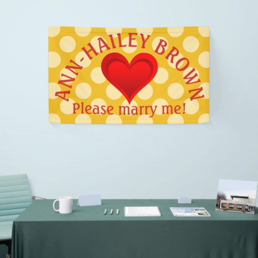 Gradiënten RED LOVE HEART + uw ruggen. en ideeën Spandoek (Beurs)