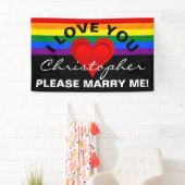 Gradiënten RED LOVE HEART + uw ruggen. en ideeën Spandoek (Insitu)