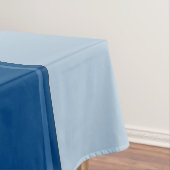 Gradiënten Stripes Border Deco blue + jouw tekst Tafelkleed (Voorbeeld)