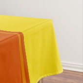 Gradiënten Stripes Border Deco oranje + jouw tekst Tafelkleed (Voorbeeld)