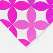 Gradiëntgeometrisch naadloos patroon fleece deken (Hoek)