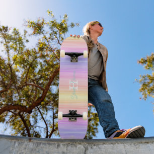 Gradiëntlijnen voor pasta Monogram Skateboard HAMb