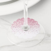 Gradiëntpatroon 2 wijnglaslabel (Dichtbij)