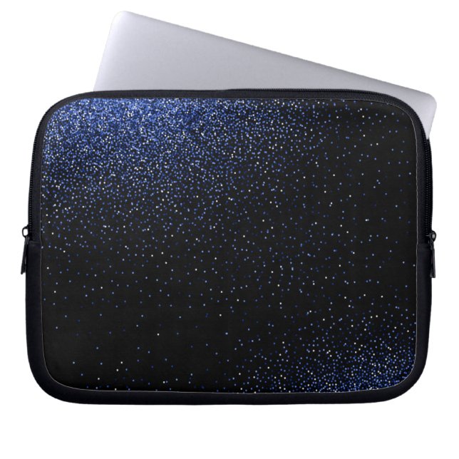 Gradiëntpatroon met gloed 4 laptop sleeve (Voorkant)