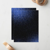 Gradiëntpatroon met gloed 4 notitiekaartje (Voorkant / Achterkant in situ)