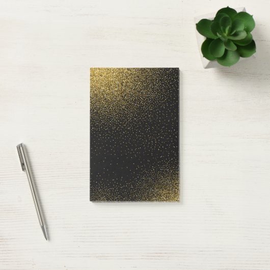 Gradiëntpatroon met gloed 4 post-it® notes (Kantoor)