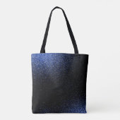 Gradiëntpatroon met gloed 4 tote bag (Achterkant)