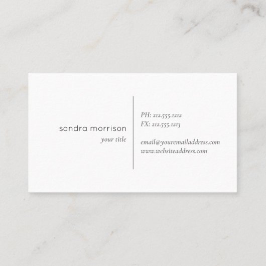 gradiëntroze en blauwgroen strepen visitekaartje (Achterkant)