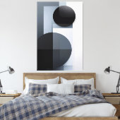 Gradients van Reden Canvas Afdruk (Insitu (Slaapkamer))