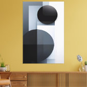 Gradients van Reden Canvas Afdruk (Insitu (Woonkamer))