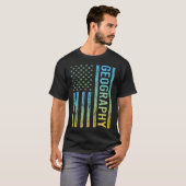 Gradiëntvlag 01 Geografie T-shirt (Voorkant volledig)