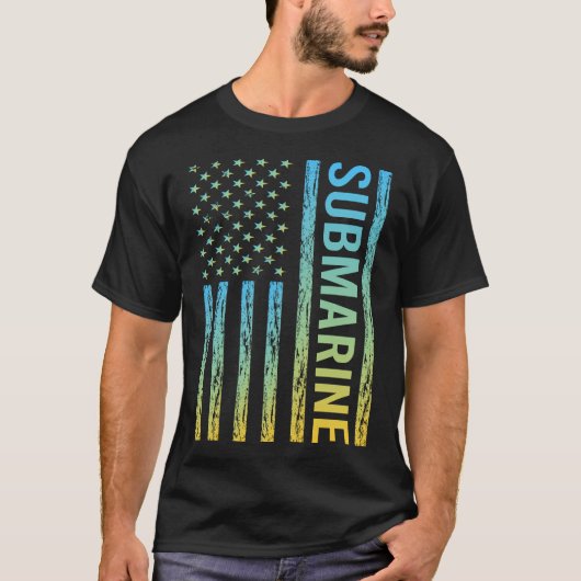 Gradiëntvlag 01 Onderzeeër T-shirt (Voorkant)