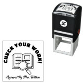 Grading Controleer uw werk goedgekeurde leraar Zelfinktende Stempel (In situ)