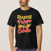 Grading Papers is mijn Cardio Teachers Graphic T-shirt (Voorkant)