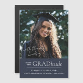 GRADitude Foto Magnet Afstuderen Aankondiging (Voorkant / Achterkant)