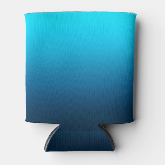 Gradiumblauw ombre blikjeskoeler (Voorkant)