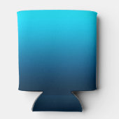 Gradiumblauw ombre blikjeskoeler (Achterkant)