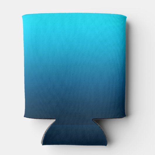 Gradiumblauw ombre blikjeskoeler (Achterkant)