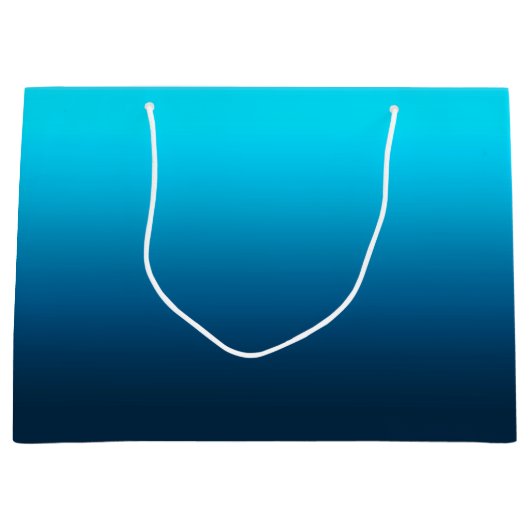 Gradiumblauw ombre groot cadeauzakje (Voorkant)