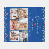 GRADMA Fotocollage Aangepaste naam Fleece Deken (Voorkant (Horizontaal))