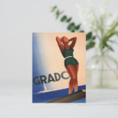 Grado, Italië Vintage Travel Briefkaart (Staand voorkant)