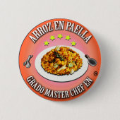 Grado Master Chef en Arroz en Paella Ronde Button 5,7 Cm (Voorkant)