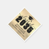 Graduaat Goud Afstuderen Servet (Hoek)