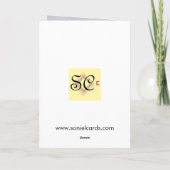 Graduacion Agradecimento Bedankkaart (Achterkant)