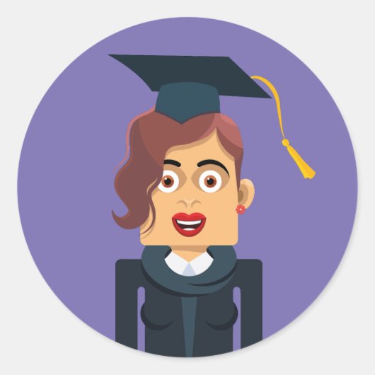 Graduación Ronde Sticker (Voorkant)