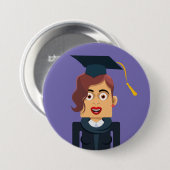Graduado Ronde Button 7,6 Cm (Voorkant /achterkant)