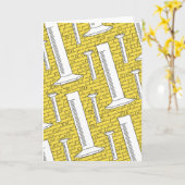 Graduale Cylinder Happy Afstuderen Blank Kaart (Gele Bloem)