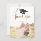 Graduale dop en Tassel Gold Foil Foto Aankondiging (Voorkant)