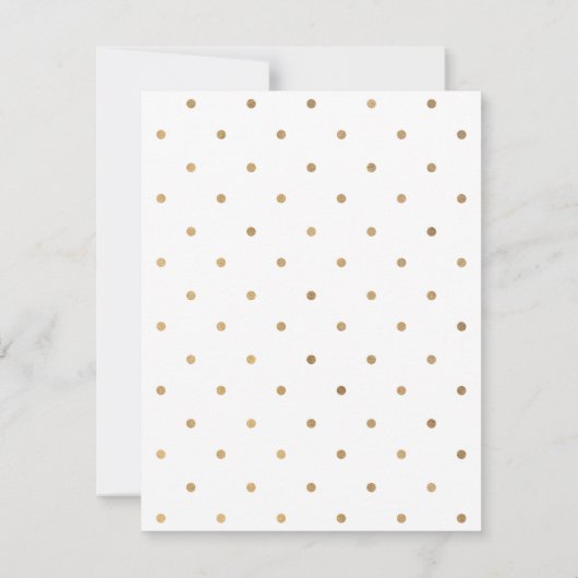 Graduale dop en Tassel Gold Foil Foto Aankondiging (Achterkant)