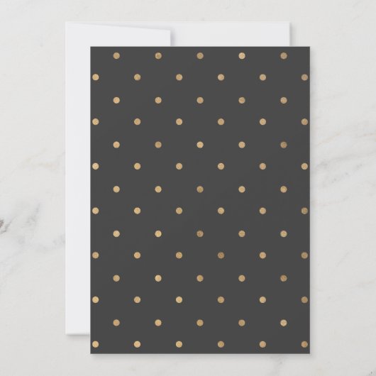 Graduale dop en Tassel Gold Foil Foto Blush Aankondiging (Achterkant)