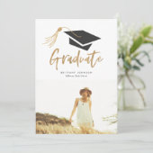 Graduale kap en Tassel Gold Foil Foto: Kaart (Staand voorkant)