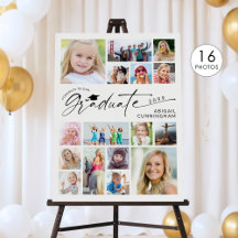 Graduate 16 Photo Memory Board