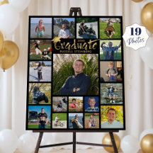 Graduate 19 Foto Gouden Borstel Typografie Jouw Kl