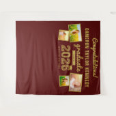 Graduate Affiche 2024 Afstuderen 4 Foto Achtergron Wandkleed (Voorkant (horizontaal))