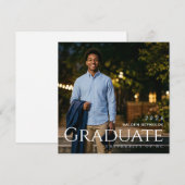 Graduate Announcement Aankondiging (Voorkant / Achterkant)