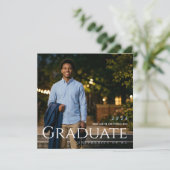 Graduate Announcement Aankondiging (Staand voorkant)