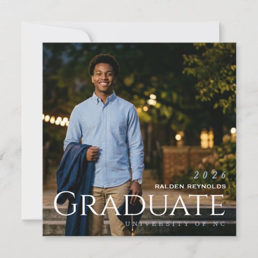 Graduate Announcement Aankondiging (Voorkant)